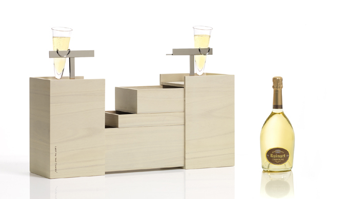  nendo｜都会のピクニックセット「Ruinart kotoli box」 ギャラリー