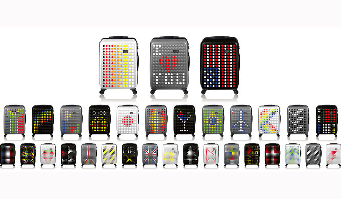  DOTDROPS｜デザインをカスタマイズできるスーツケース「DOTDROPS」 ギャラリー