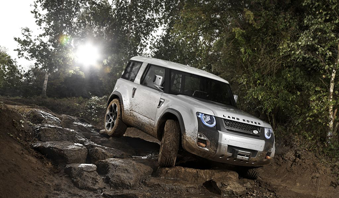  LANDROVER DC100　次期「ディフェンダー」を指ししめすモデル ギャラリー