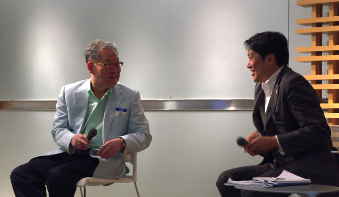  村上憲郎氏×福井エドワード氏 トークショー開催｜SHIFT JAPAN ギャラリー