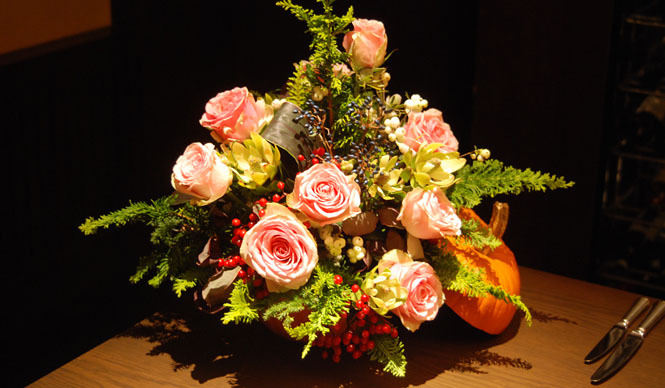  連載・和気雅美｜ハロウィンの季節のオレンジ色の花 ギャラリー