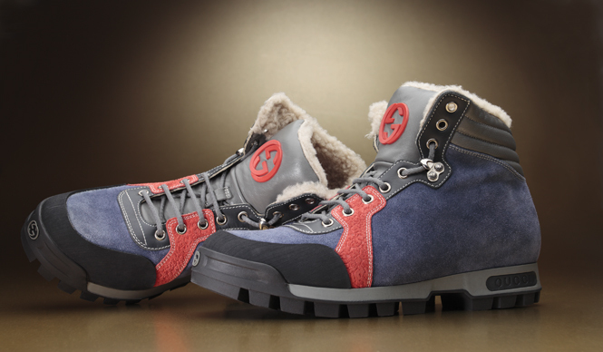  GUCCIの秋冬コーディネイトの足もとは、アウトドア＆スポーツ！