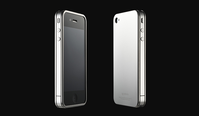 METAPHYS｜薄さわずか0.5ミリの金属製iPhone4/4S用カバー「haku」 ギャラリー
