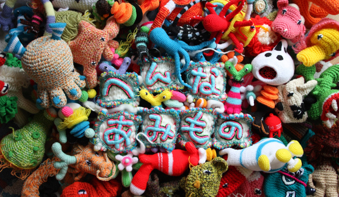 へんなあみもの展 ギャラリー