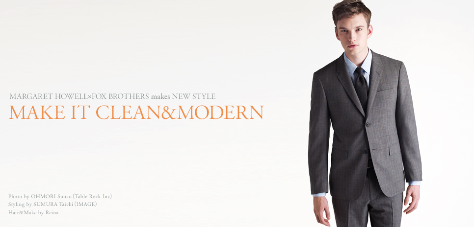 MARGARET HOWELL｜「フォックス ブラザーズ」セットアップのシルエットが変わった！ ギャラリー