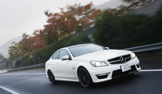 C63AMG クーペに試乗 ギャラリー