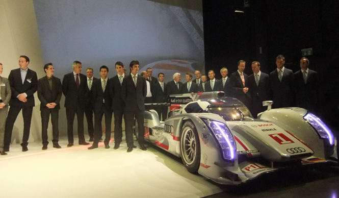 アウディ、R18 e-tronでル・マン参戦｜Audi