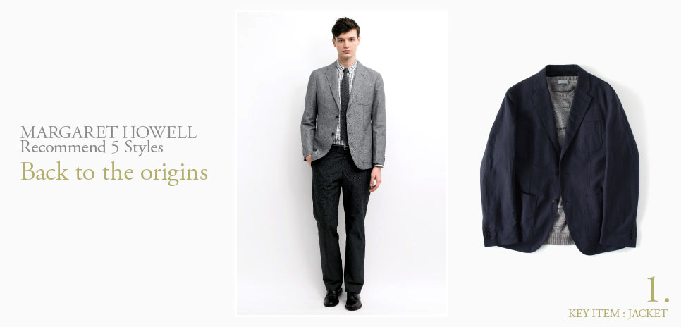 MARGARET HOWELL｜モダンフィーリングがアップする春の着こなしベスト5