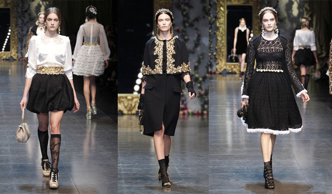 DOLCE&GABBANA｜2012-13年秋冬コレクション速報（1）