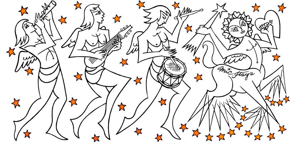 MIC＊ITAYA│オリジナル・ドローイング＆エッセイ「THE RUDE BAND OF THE SPHERES」 ギャラリー