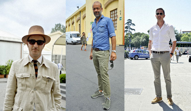 “ジャケ男”26人、ピッティ・ウォモ最速スナップ！　番外編 “ジャケ”じゃなくても伊達男