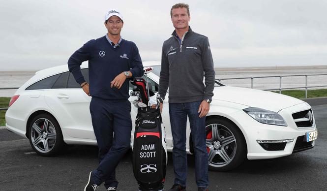 CLS 63 AMG シューティングブレークでデビッド・クルサードがお迎え｜Mercedes-Benz ギャラリー