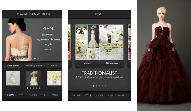 Vera Wang｜ブライダルに特化したアプリ「VERA WANG ON WEDDINGS」 ギャラリー