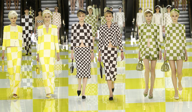 萩原輝美｜ルイ・ヴィトン2013年春夏コレクション、トルソーラインはストレートでロングに！｜LOUIS VUITTON