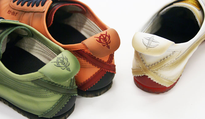 Onitsuka Tiger｜初代ガンダム、ザクII、シャア専用ザクの機体をイメージしたコラボレーションスニーカー ギャラリー