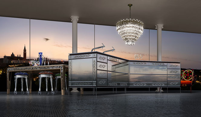 TOYO KITCHEN｜美しい映り込みのあるデコラティブなシステムキッチン「INO Premium Venezia」 ギャラリー