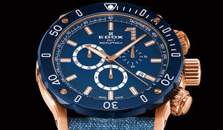 テーマカラーのブルーダイアル、ダイヤモンドで腕元をエレガントに彩る限定モデル｜EDOX