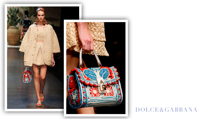 DOLCE& GABBANA│特集｜2013年春夏、靴＆バッグ トレンドハンティング！