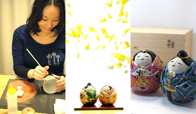 祿 ROKU｜九谷焼の新進女性作家、山下紫布『彩りの雛』作品展開催 ギャラリー