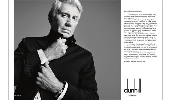 dunhill｜2013年春夏シーズンもダンヒル「Voice」キャンペーンがスタート ギャラリー