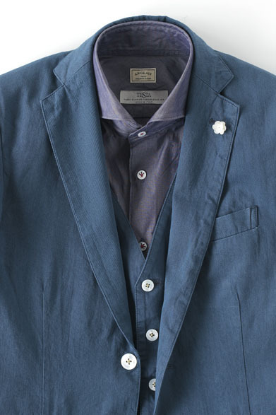 HANKYU MEN’S TOKYO｜2013年4月は、ドレッシーに着こなす“インディゴシック” ギャラリー