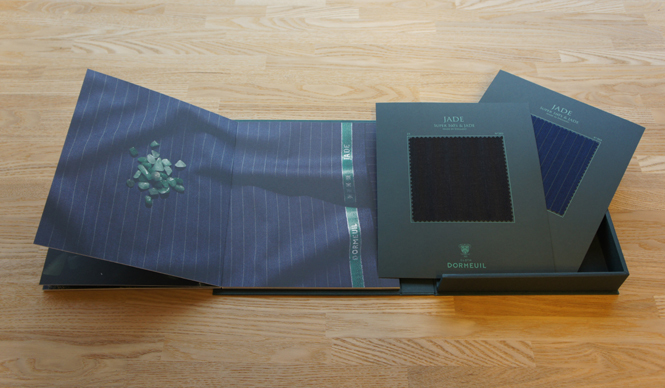 Takizawa Shigeru｜翡翠を秘めた生地「JADE」で仕立てるスーツ ギャラリー