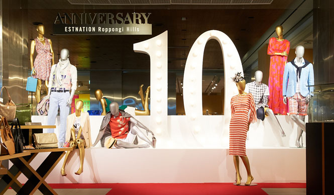 ESTNATION｜エストネーション六本木ヒルズ店10周年 ギャラリー