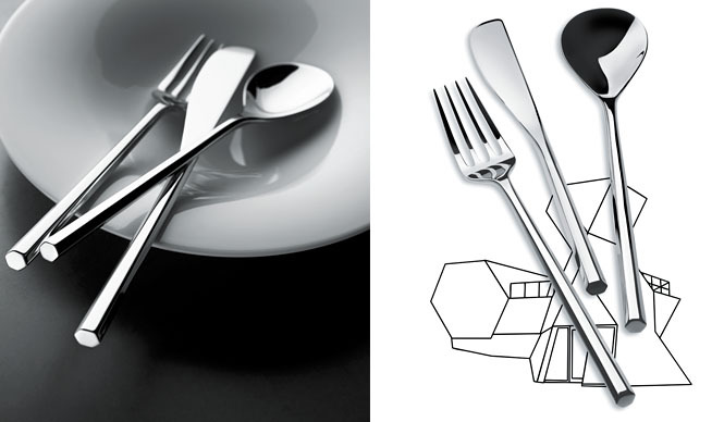 ALESSI｜建築家 伊東豊雄によるカトラリーシリーズ「MU（ムー）」 ギャラリー