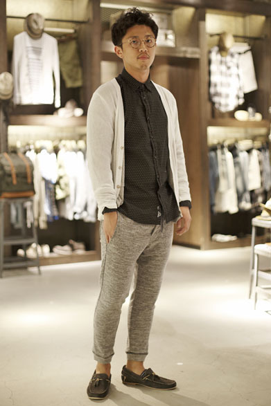 DIESEL｜スタッフスナップ第2回「ディーゼル シブヤ」鶴川屋俊輔さんの着こなしをチェック ギャラリー