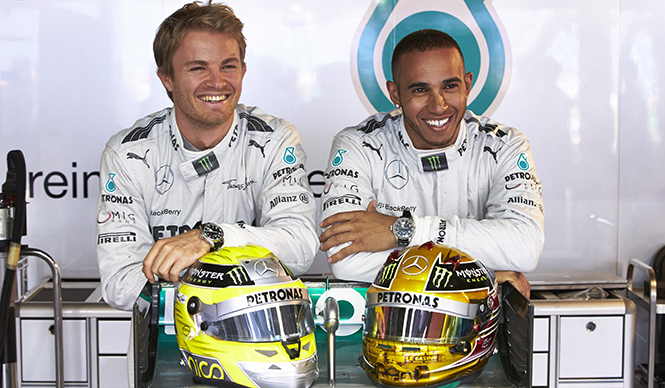 IWC｜ハミルトンとロズベルグがIWCのあたらしいアンバサダーに就任 ギャラリー