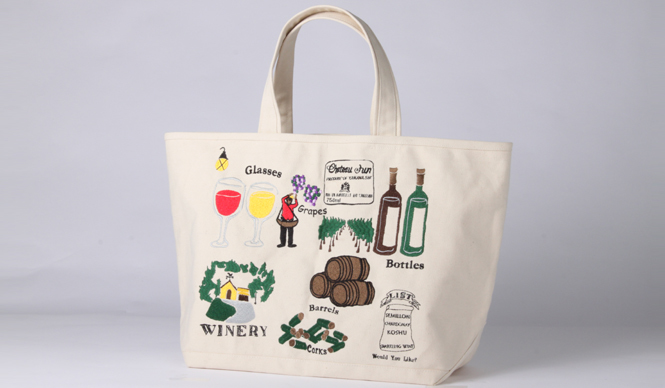 CHATEAU JUN × Cruise Lorinza｜丁寧な刺繍のコラボトート ギャラリー