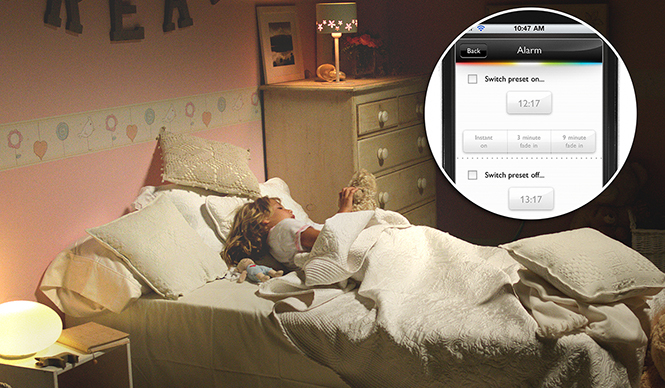 アプリから調光を操作できるLEDランプ「Philips hue」｜PHILIPS