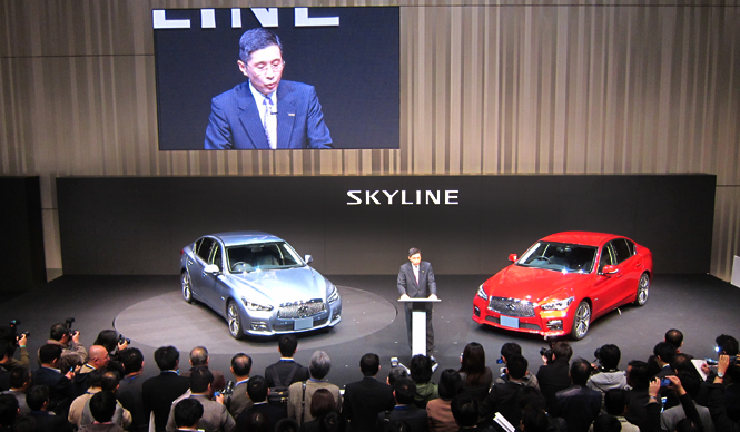 今度のスカイラインは“インフィニティ”｜Nissan ギャラリー