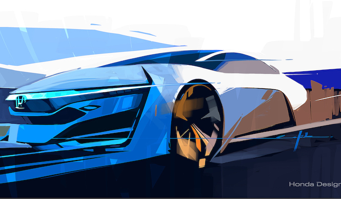 ホンダのあたらしい燃料電気自動車、LAで発表｜Honda ギャラリー