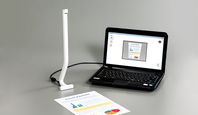 KING JIM｜A4サイズまで対応のスタンドタイプ スキャナ ギャラリー