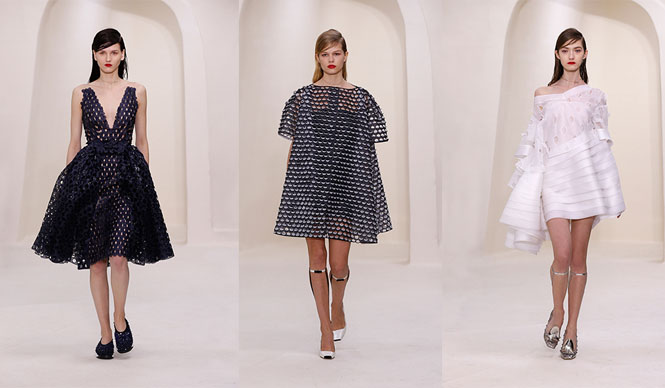 萩原輝美｜ディオールの、クチュール技忍ばせた至極のエレガンス（1）