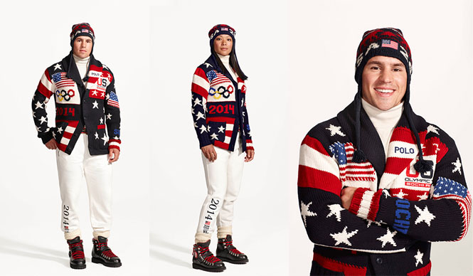 RALPH LAUREN｜ソチオリンピックのアメリカ代表選手団の公式ユニフォーム披露