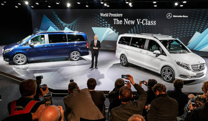 3代目となるメルセデスのミニバン、新型「Vクラス」発表|Mercedes-benz