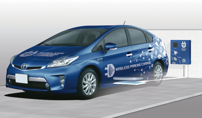 トヨタがワイヤレス充電の実証実験をスタート｜Toyota ギャラリー