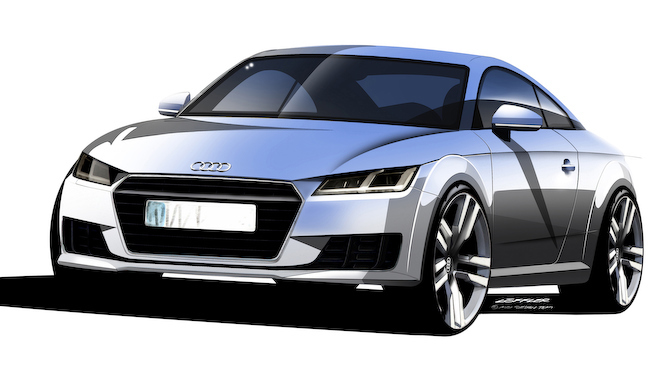 3世代目アウディ「TT」のスケッチが公開｜Audi ギャラリー