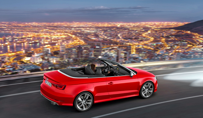 Cセグ最速のオープン、アウディ「S3 カブリオレ」デビュー｜Audi