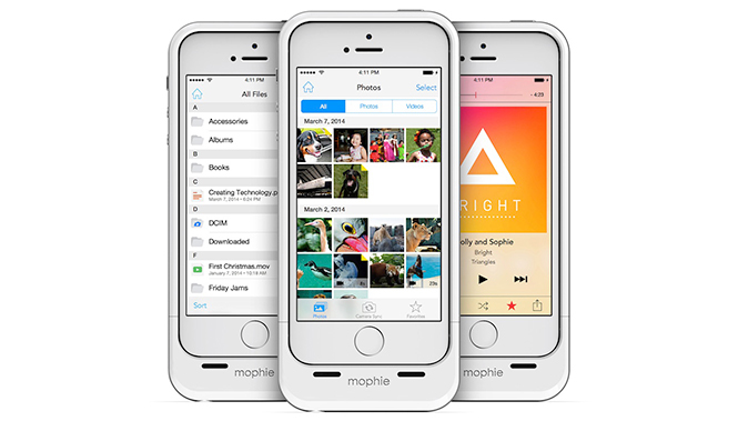 mophie｜世界初 iPhone 5s/5の容量を最大32GB拡張できるケース ギャラリー