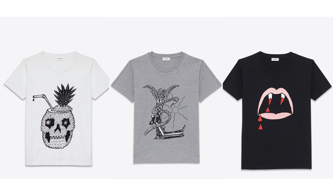 SAINT LAURENT｜アーティストコラボレーションTシャツ発売 ギャラリー