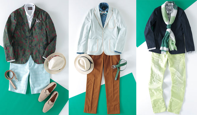 HANKYU MEN’S TOKYO｜身も心も軽やかに4月は「DRESSING GREEN」