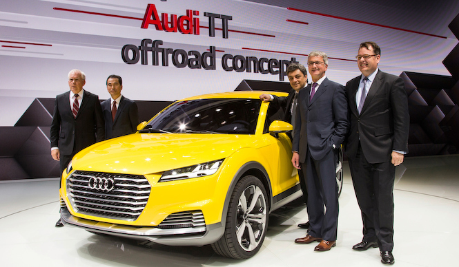 アウディが提案する新型SUV「TTオフロードコンセプト」｜Audi ギャラリー