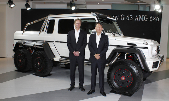 6輪駆動のG 63 AMGを日本で限定販売|Mercedes-Benz ギャラリー