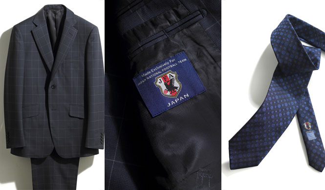 dunhill｜サッカー日本代表オフィシャルスーツ“勝負服”が2014年も発売 ギャラリー
