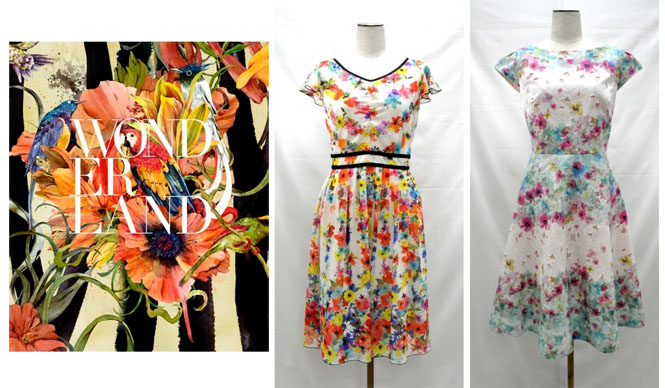 TOCCA｜トッカ青山店でイラストレーター 佐々木香菜子氏の個展開催