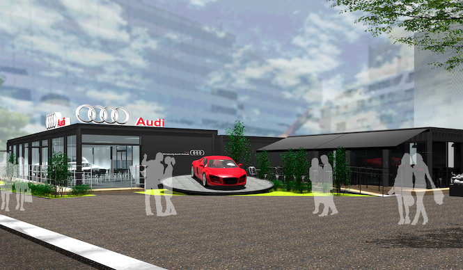 虎ノ門ヒルズそばにアウディのインタラクティブ発信基地｜Audi ギャラリー