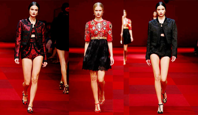 DOLCE & GABBANA｜2015年春夏コレクション